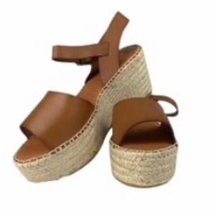 Paseart platform wedge espadrille